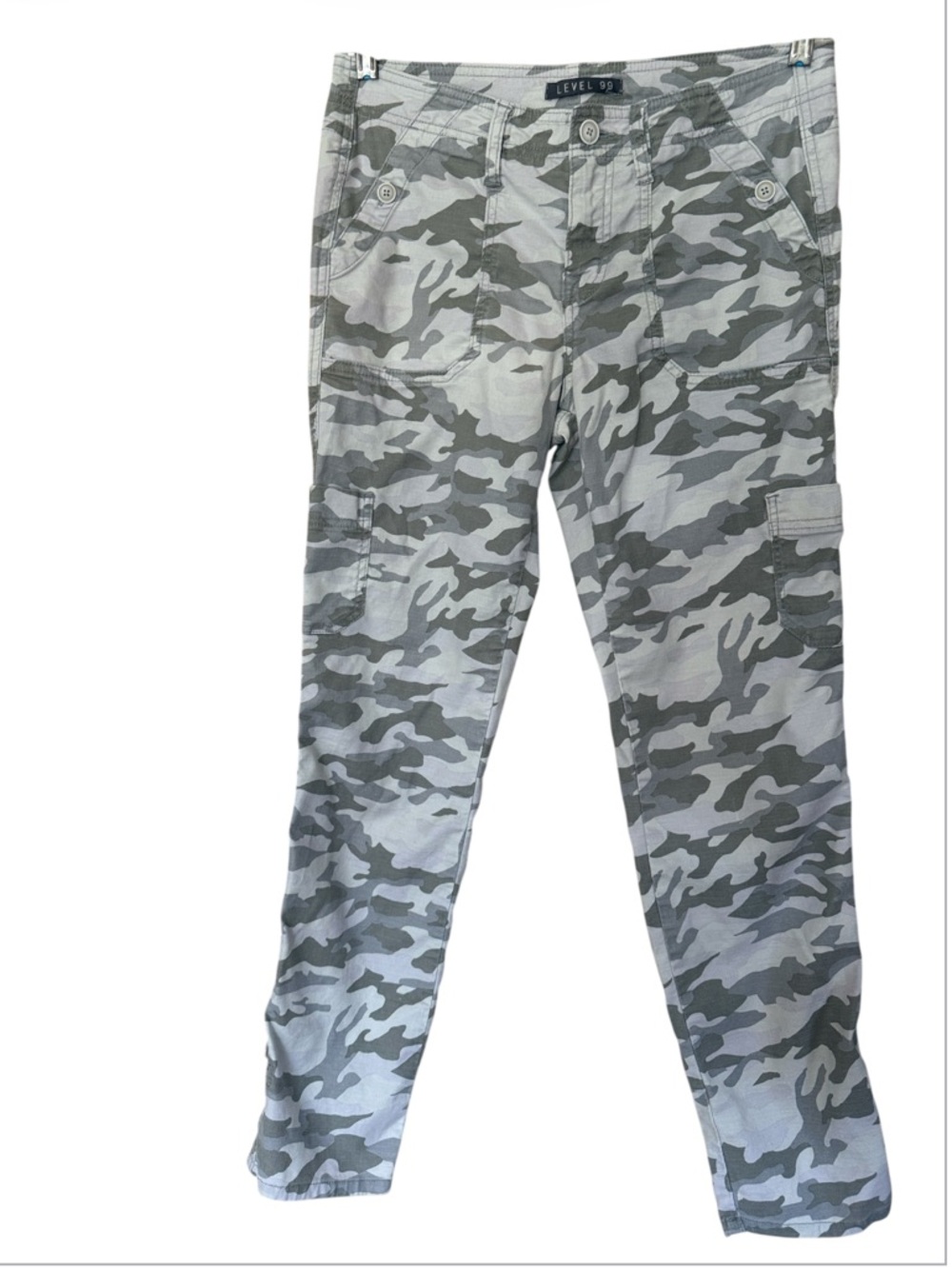 Level 99 camo cargo skinnies